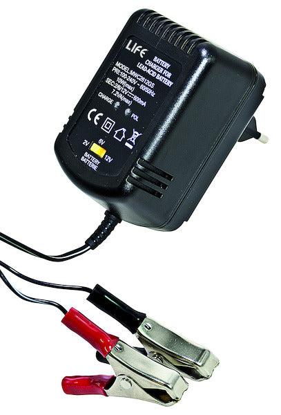 CARICA BATT. PIOMBO 2/6/12V 600mA (7,2VA max) CARICA BATT. PIOMBO 2/6/12V 600mA (7,2VA max)